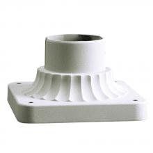  301000 WH - Outdoor Cast Aluminum Column Adapter - White